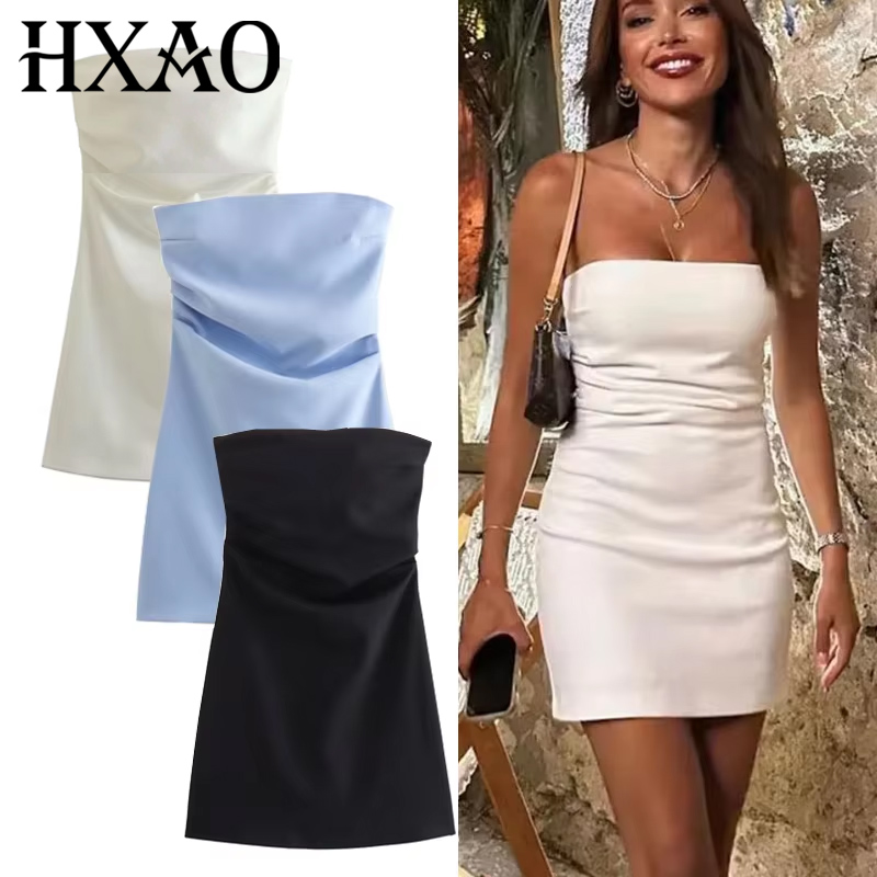 Women Formal Wear Zara - TRAF Elbise Kadınlar için açık omuzlu