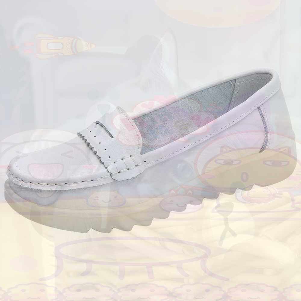 Formal Women Daily Wear Shoes - Mokasen Sürüş Genç Spor Ayakkabı Kaykay