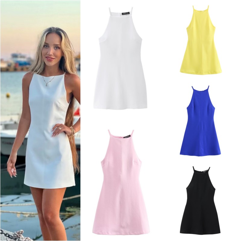 Women Formal Wear Zara - Interlock halter elbise ETJ 2025 yeni