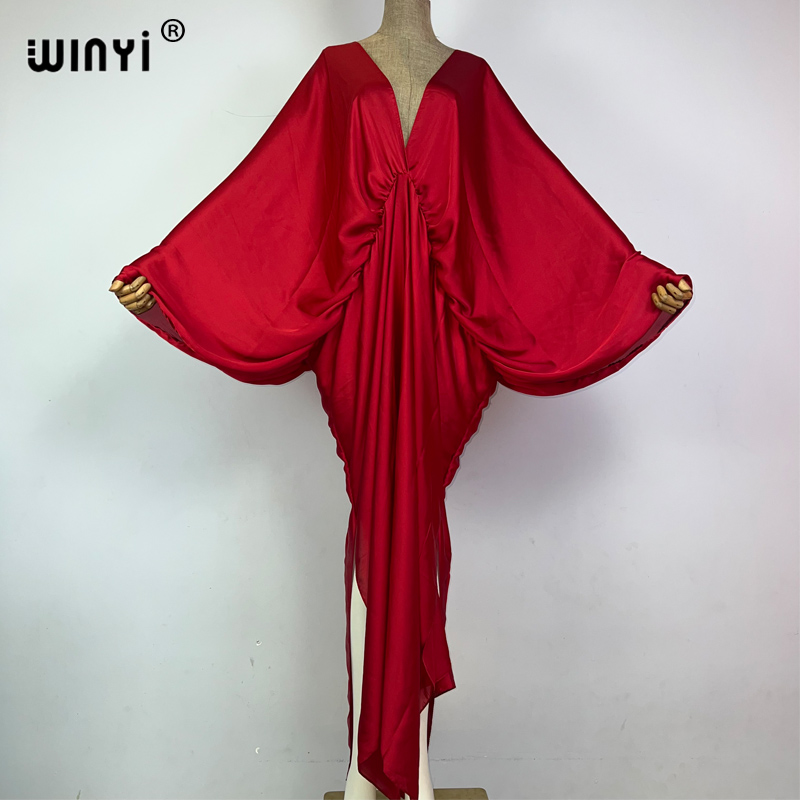 Young Women'S Formal Wear - WINYI tek renkli zarif Mayo Cover