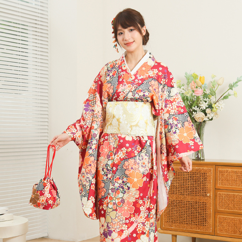 Women Formal Wear Ethnic - Japon Kimono Kadın Geliştirilmiş Versiyonu Günlük