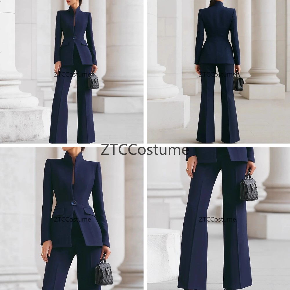 Women Formal Office Wear Tops - Cosplay Bayan Takım Elbise Seti Uzun