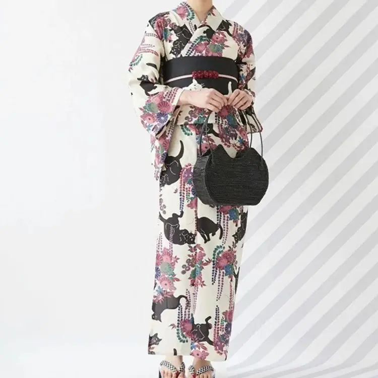Japanese Women Formal Wear - Geleneksel Japon Kimono Kadın Cosplay Elbise