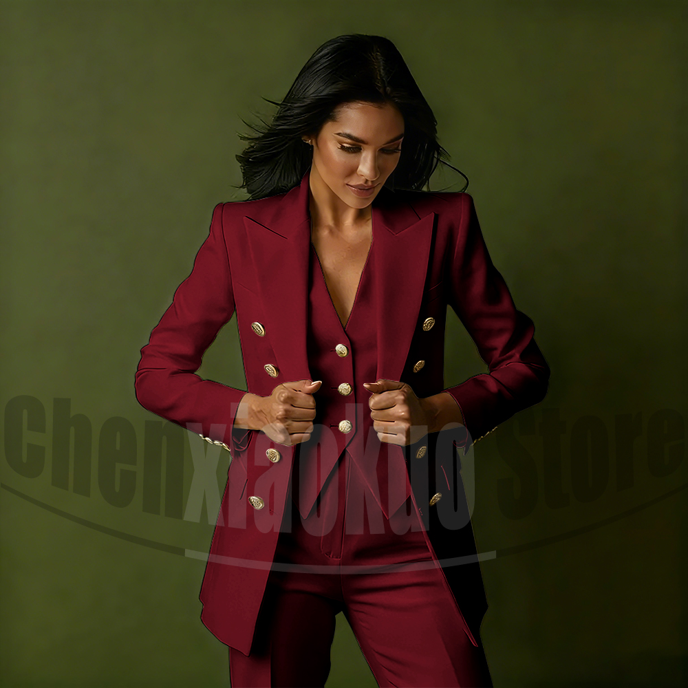 Kadın Kruvaze Üç Parçalı Takım - Women Formal Wear With Blazer incelemesi ve fiyatı