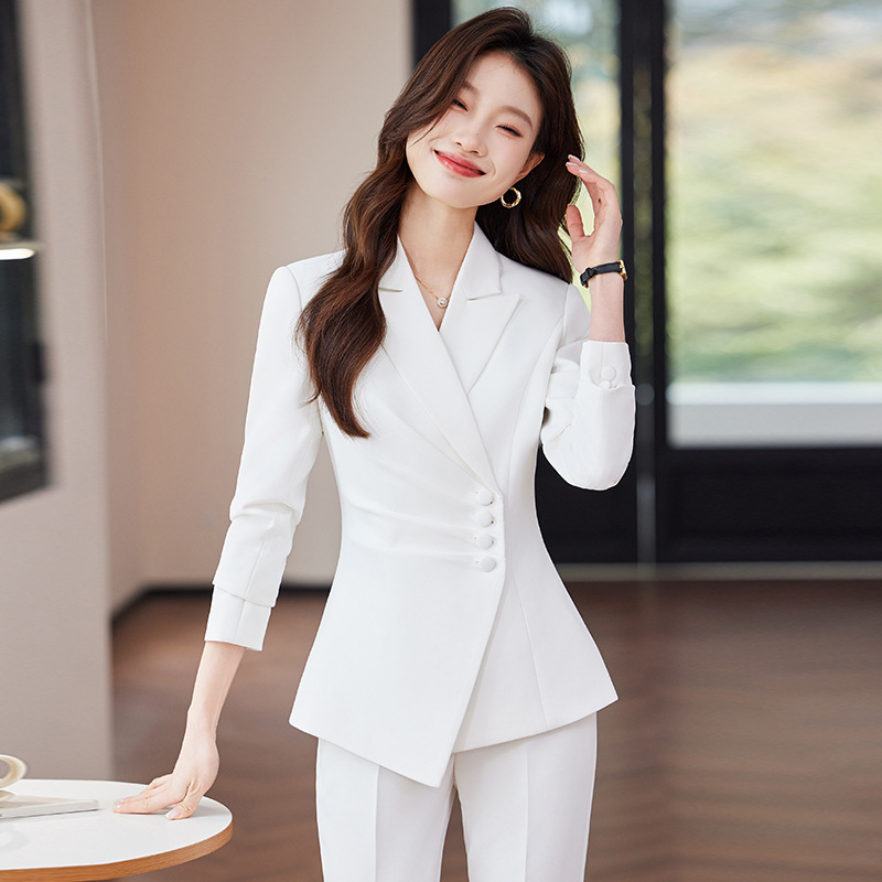 Beyaz kadın iş elbisesi, ilkba - Women Formal Wear White Shirt incelemesi ve fiyatı