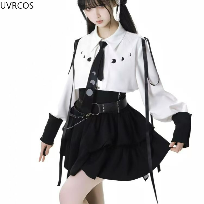 Y2k Estetik Lolita Tarzı 2 Par - Japanese Women Formal Wear incelemesi ve fiyatı