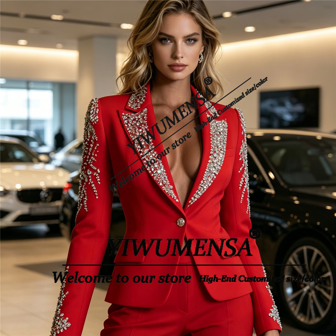 Lüks Kadın Takım Elbise 2 Parç - Women Formal Wear With Blazer incelemesi ve fiyatı