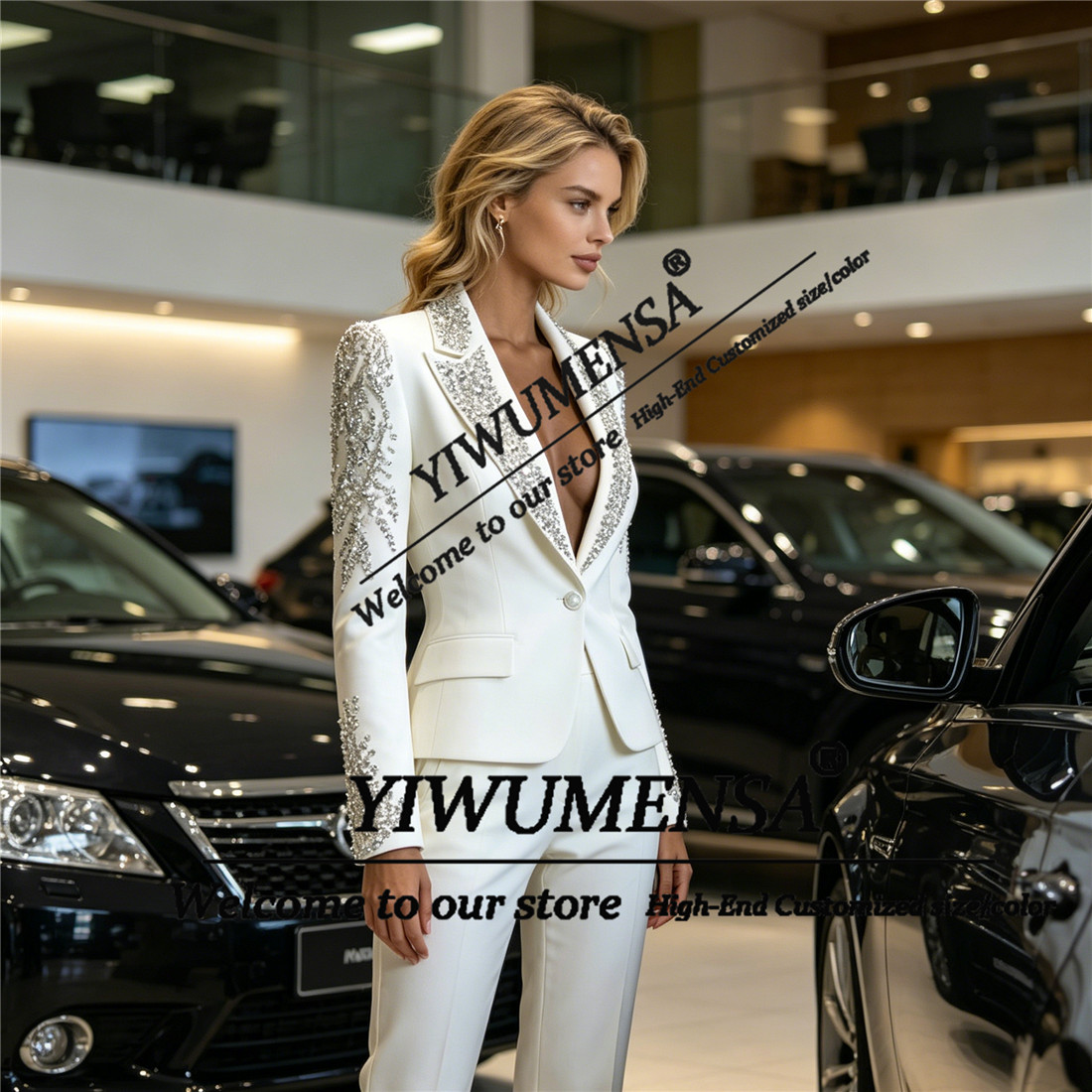 Lüks Kadın Takım Elbise 2 Parç - Women Formal Wear With Blazer incelemesi ve fiyatı