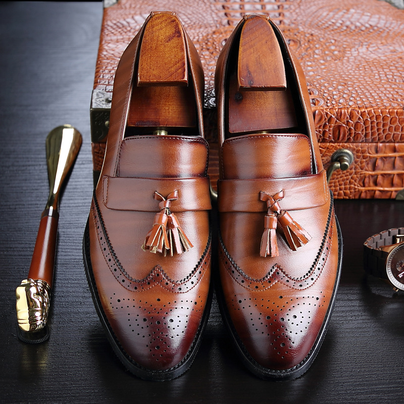 Klasik Erkek Deri Püsküllü Loa - Formal Women Daily Wear Shoes incelemesi ve fiyatı