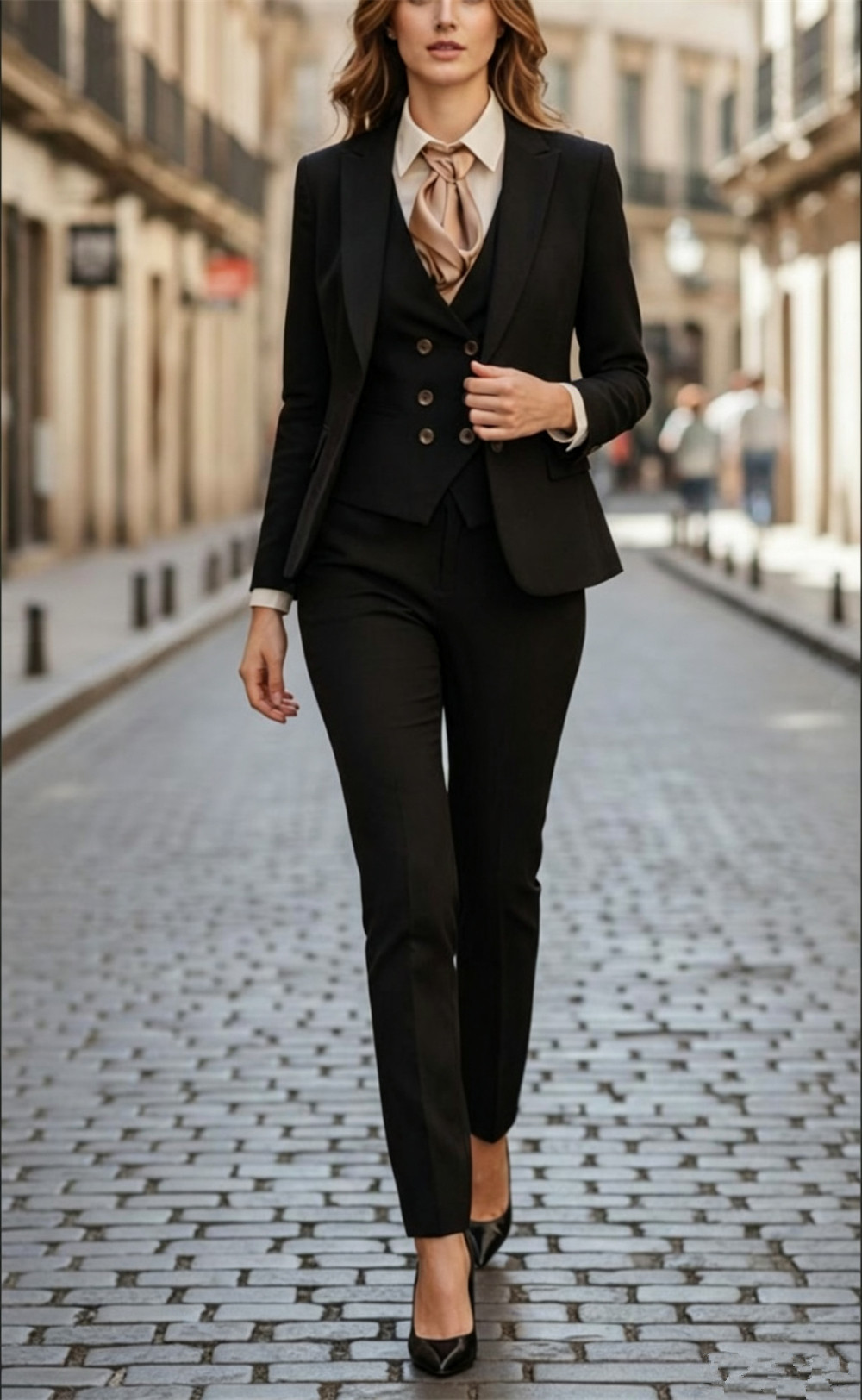 Kadın Siyah 3 Parça Takım Elbi - Women Formal Wear Tailor incelemesi ve fiyatı