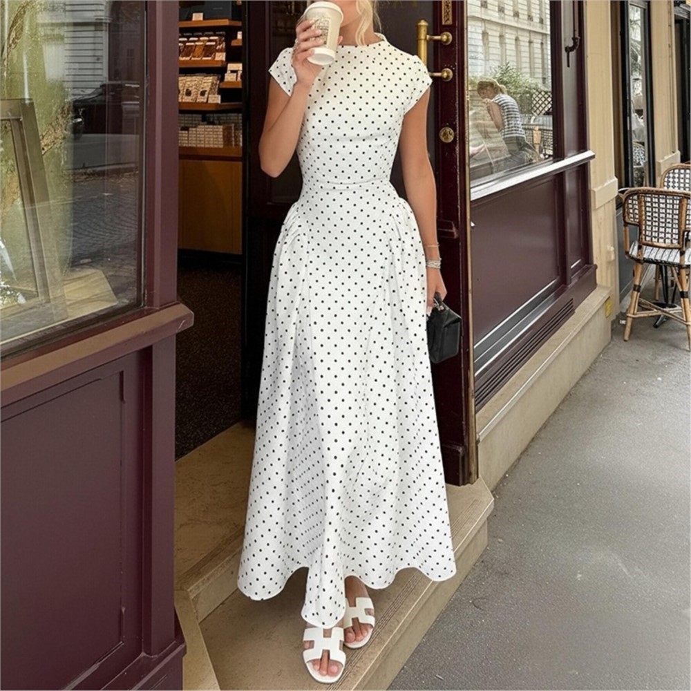 Yaz Baskılı Puantiyeli Kadın K - Women Formal Office Wear Tops incelemesi ve fiyatı