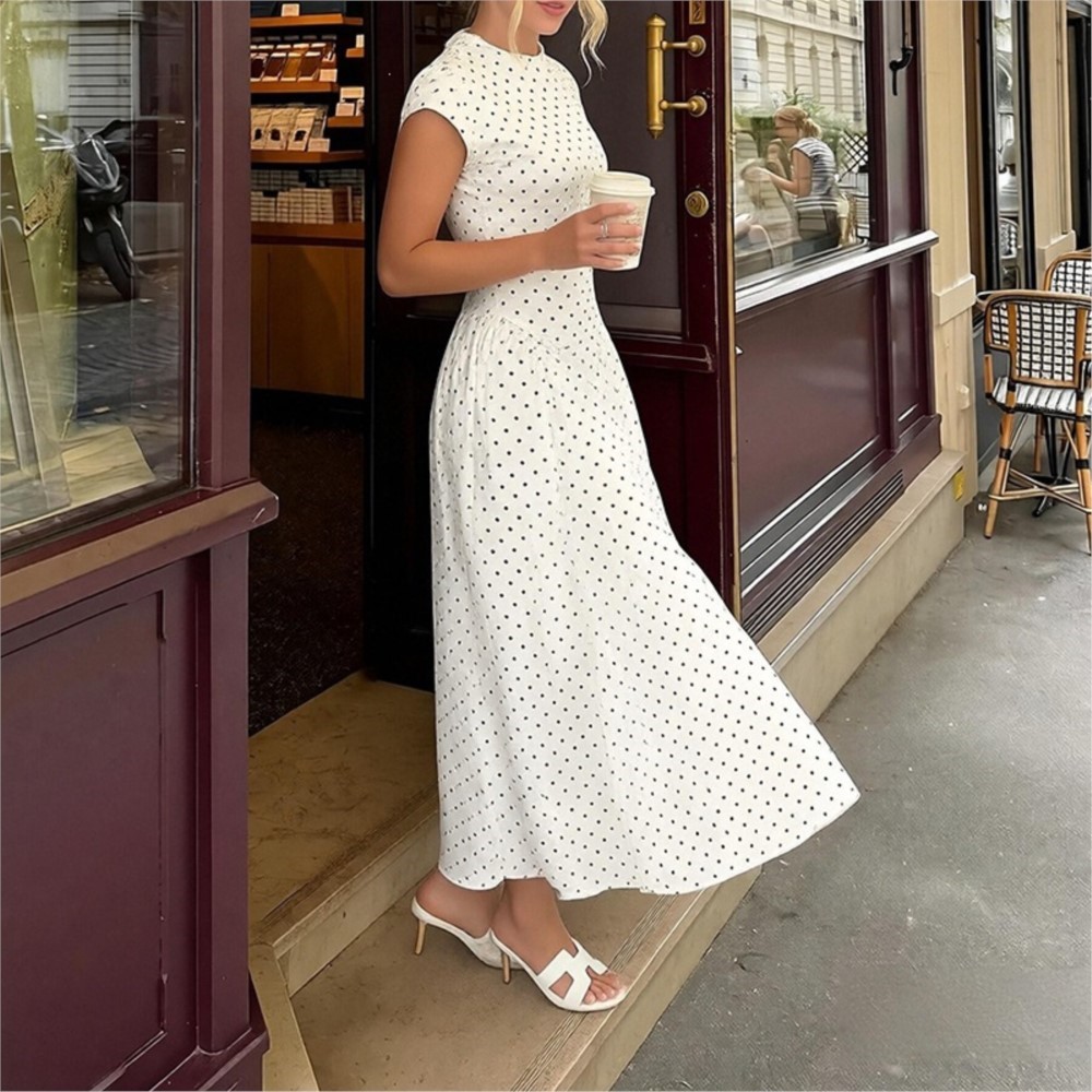 Yaz Baskılı Puantiyeli Kadın K - Women Formal Office Wear Tops incelemesi ve fiyatı