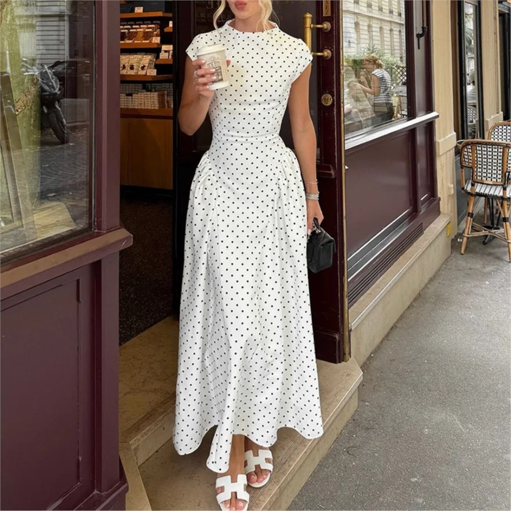 Yaz Baskılı Puantiyeli Kadın K - Women Formal Office Wear Tops incelemesi ve fiyatı
