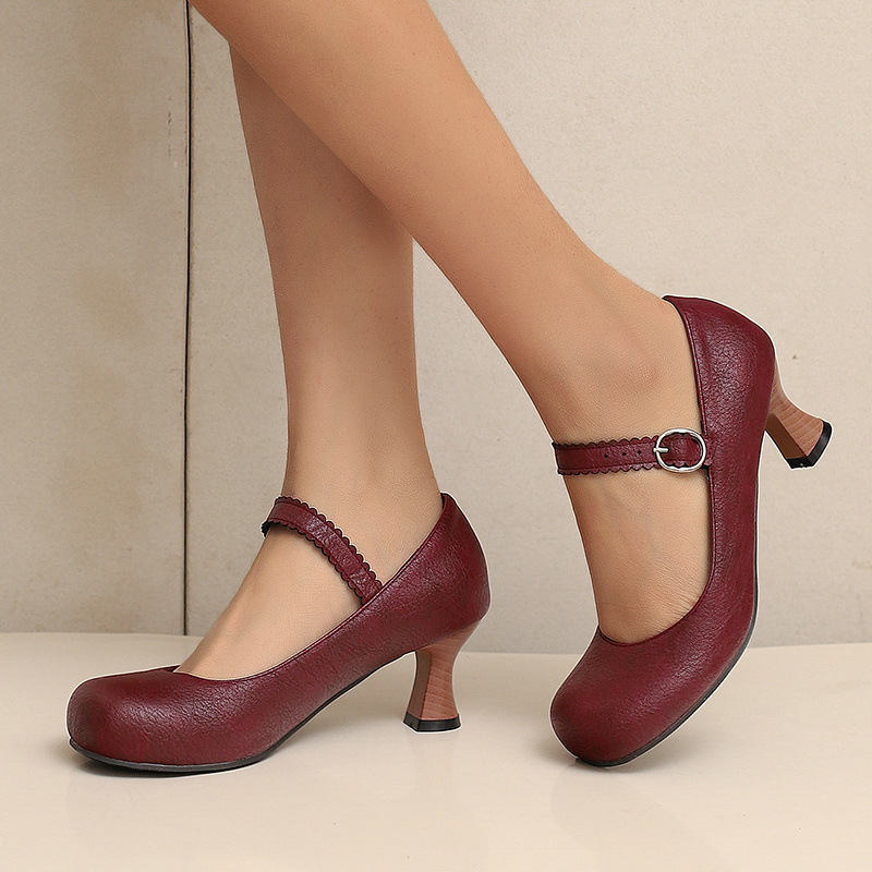 Kadın Retro Mary Jane Pompalar - Formal Women Daily Wear Shoes incelemesi ve fiyatı