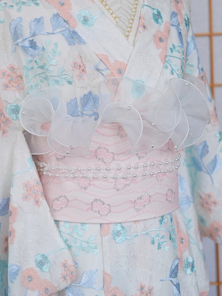 Dantelli Kimono İç Giysisi Bey - Japanese Women Formal Wear incelemesi ve fiyatı