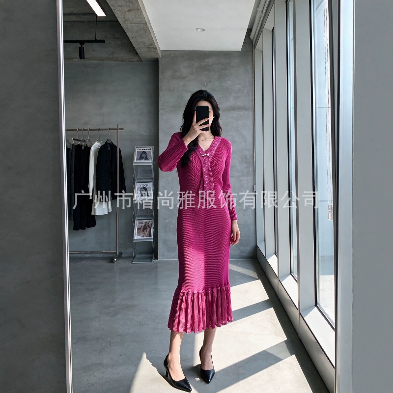 Miyake Pileli 2026 Sonbahar Ye - Women Formal Office Wear Tops incelemesi ve fiyatı