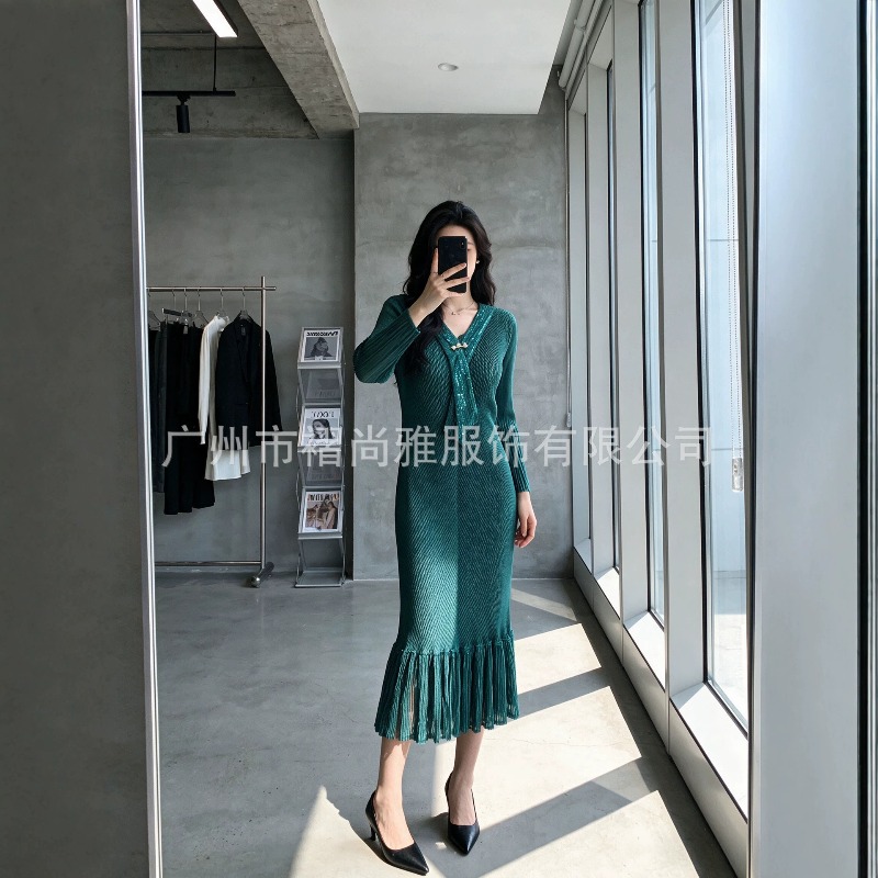 Miyake Pileli 2026 Sonbahar Ye - Women Formal Office Wear Tops incelemesi ve fiyatı