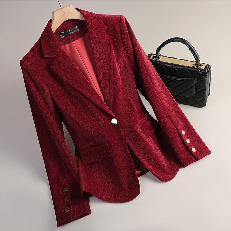 Sarı Altın Kadife Blazer Kadın - Women Formal Wear With Blazer incelemesi ve fiyatı