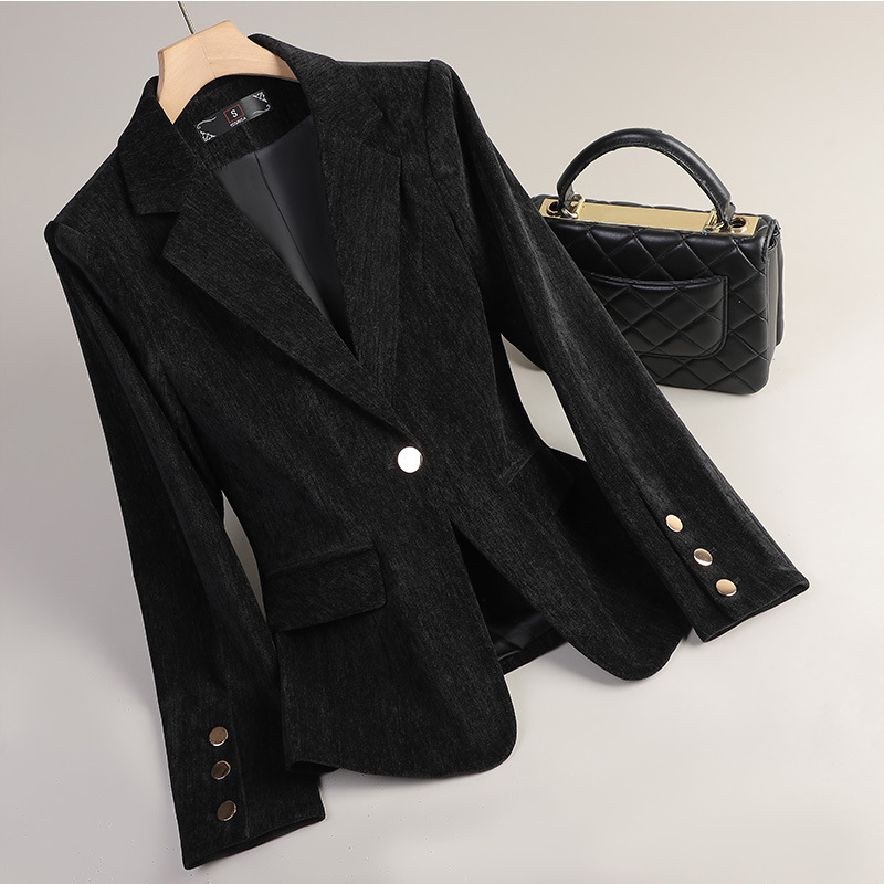 Sarı Altın Kadife Blazer Kadın - Women Formal Wear With Blazer incelemesi ve fiyatı