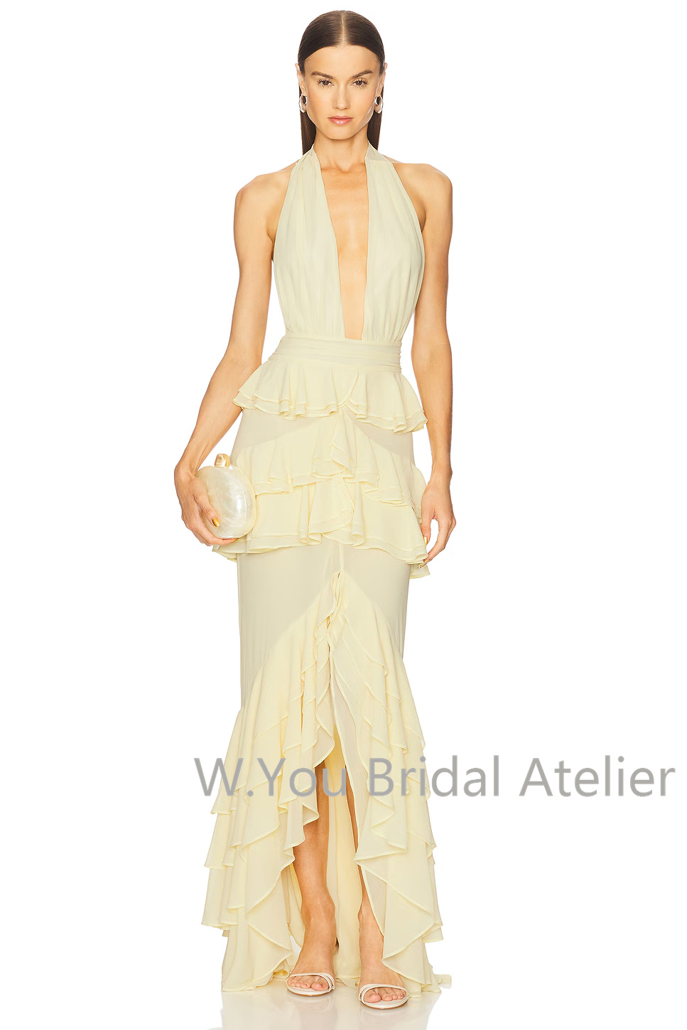 Abiye Elbiseler Derin V Yaka H - Women'S Formal Wear Wedding Guest incelemesi ve fiyatı