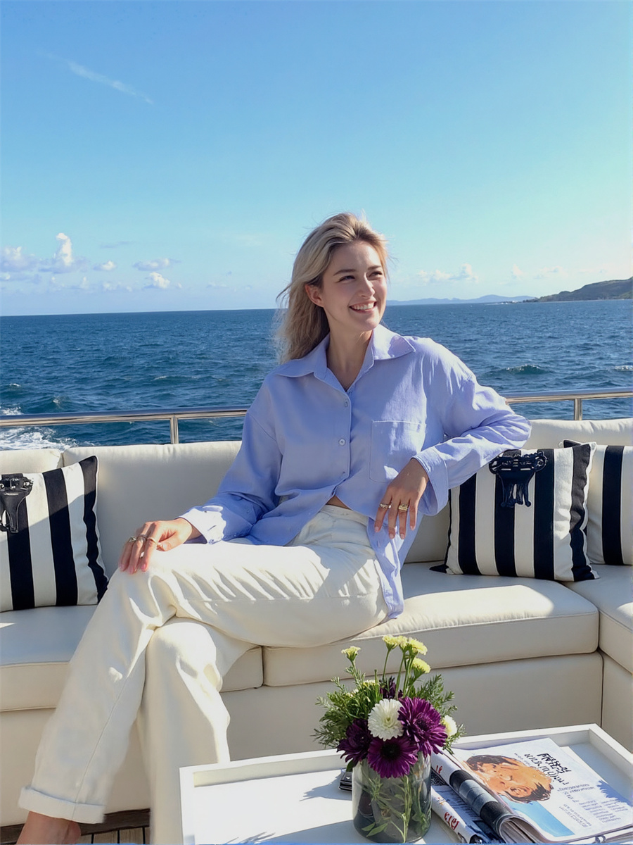 Kadın Yazlık Giysiler Beyaz Ma - Women Formal Wear White Shirt incelemesi ve fiyatı