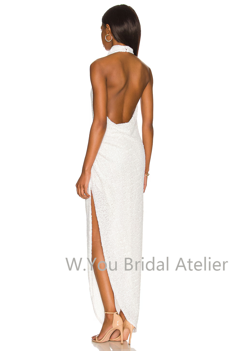 Abiye Elbiseler Beyaz Payetli  - Women'S Formal Wear Wedding Guest incelemesi ve fiyatı