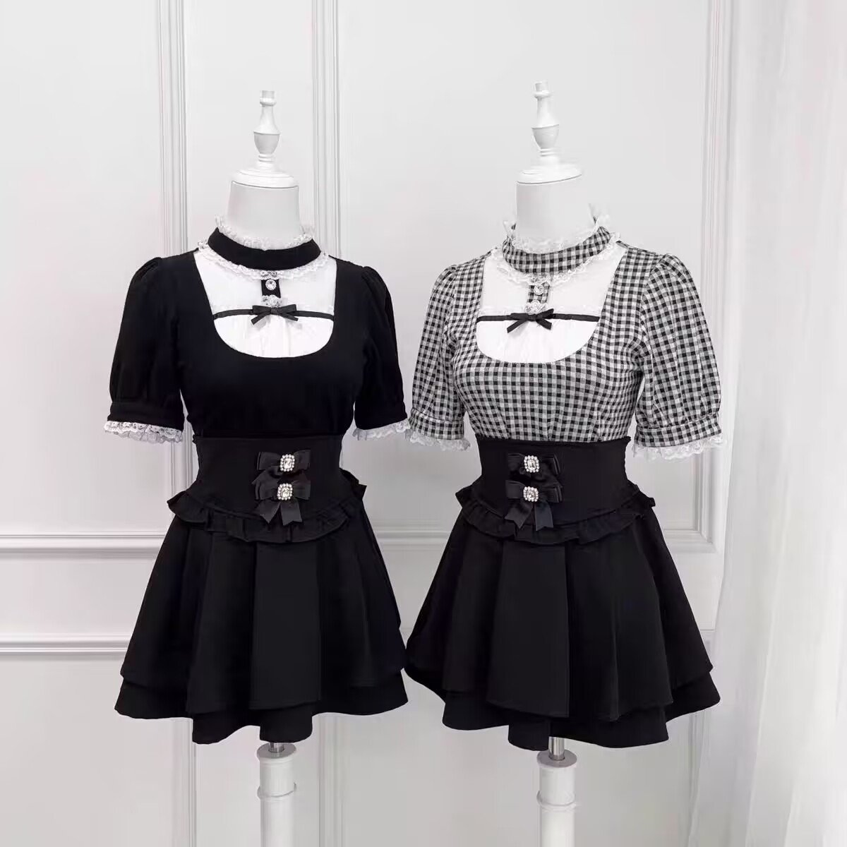 Japon Gotik Lolita Tarzı Gömle - Japanese Women Formal Wear incelemesi ve fiyatı