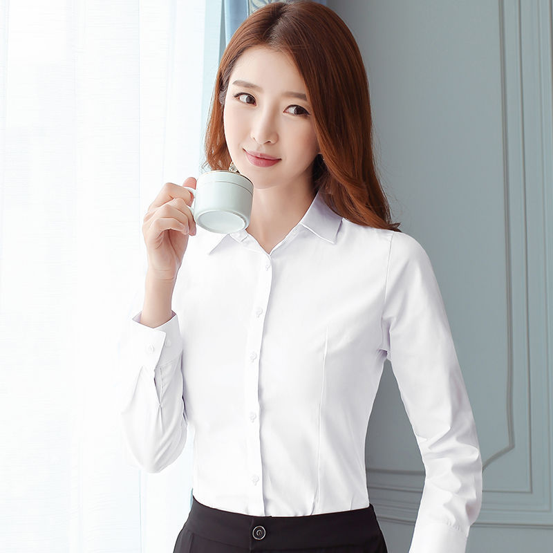 Kore İnce Siyah Beyaz Bluz Kad - Women Formal Wear White Shirt incelemesi ve fiyatı