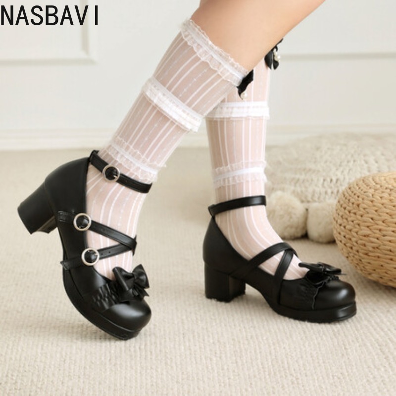 NASBAVI kadın Lolitas Mary Jan - Women Formal Office Wear Tops incelemesi ve fiyatı