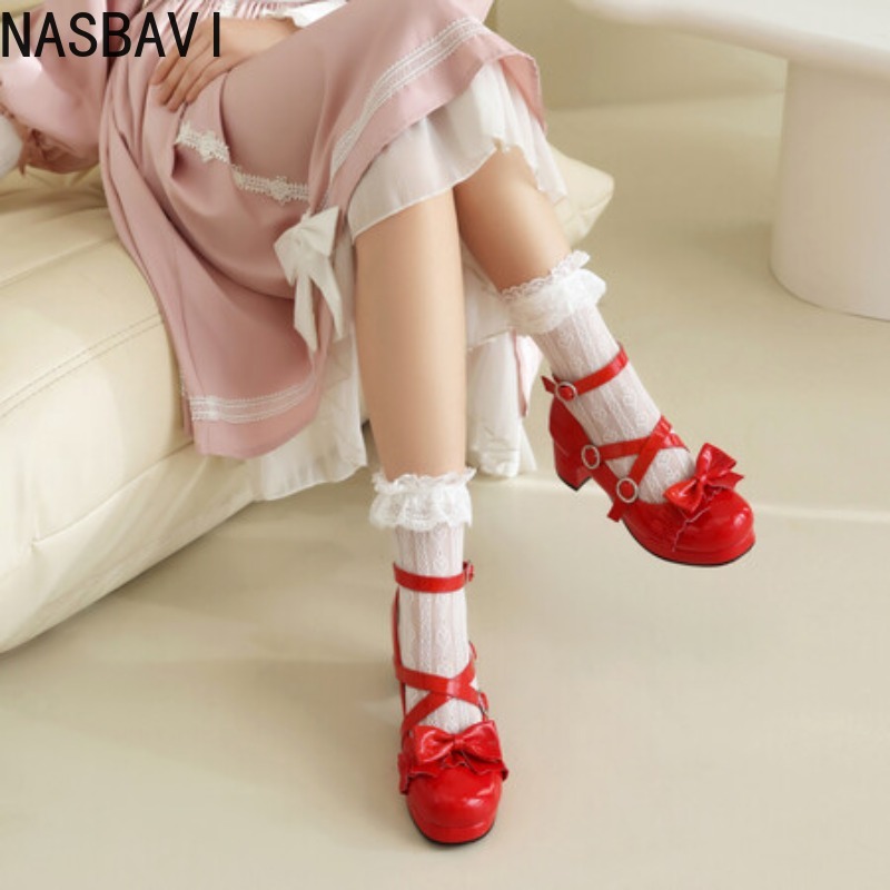 NASBAVI kadın Lolitas Mary Jan - Women Formal Office Wear Tops incelemesi ve fiyatı