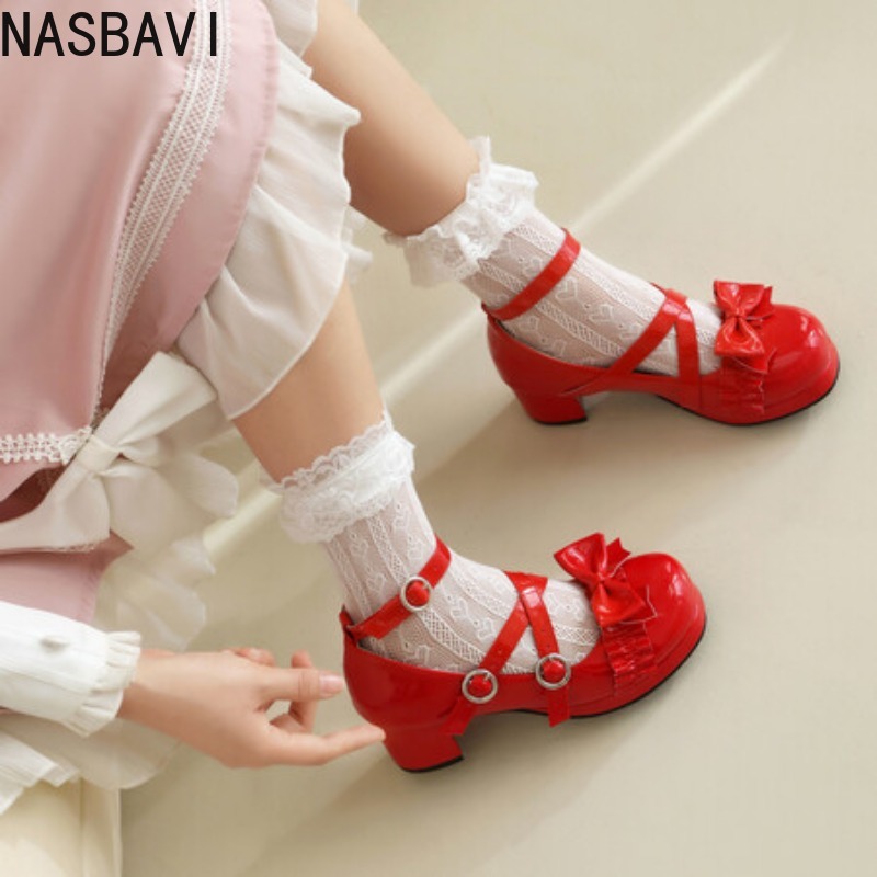 NASBAVI kadın Lolitas Mary Jan - Women Formal Office Wear Tops incelemesi ve fiyatı