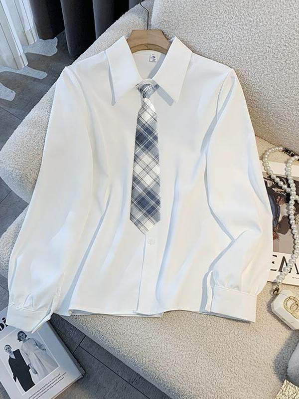 Beyaz Gevşek Uzun Kollu Gömlek - Women Formal Wear White Shirt incelemesi ve fiyatı