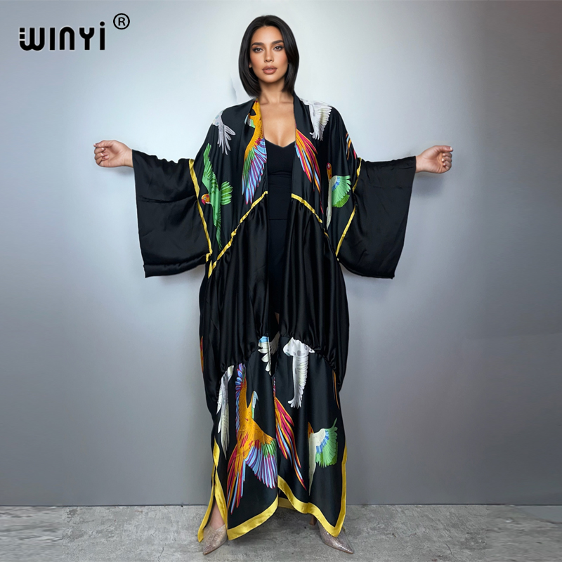 WINYI baskılı bohem kimono mak - Young Women'S Formal Wear incelemesi ve fiyatı