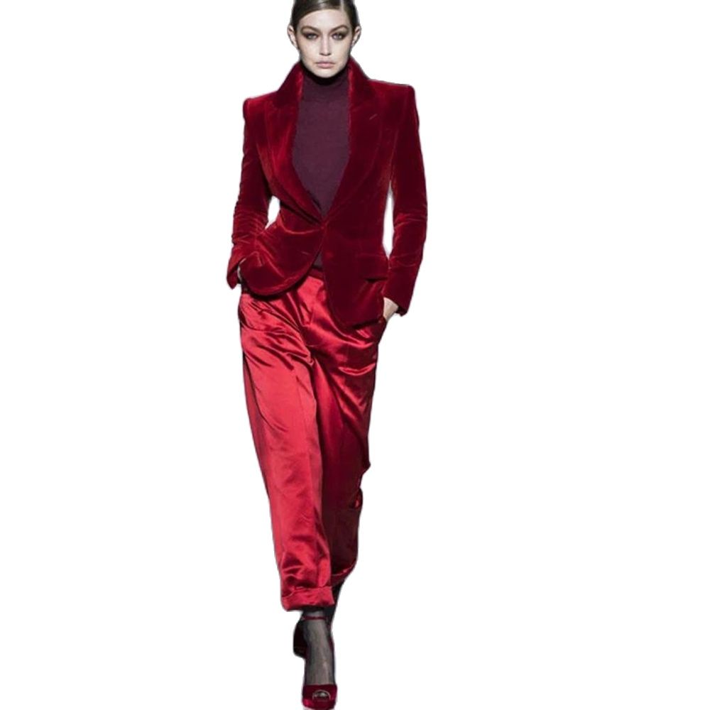 Kadın pantolon takım elbise şa - Women'S Red Formal Wear incelemesi ve fiyatı
