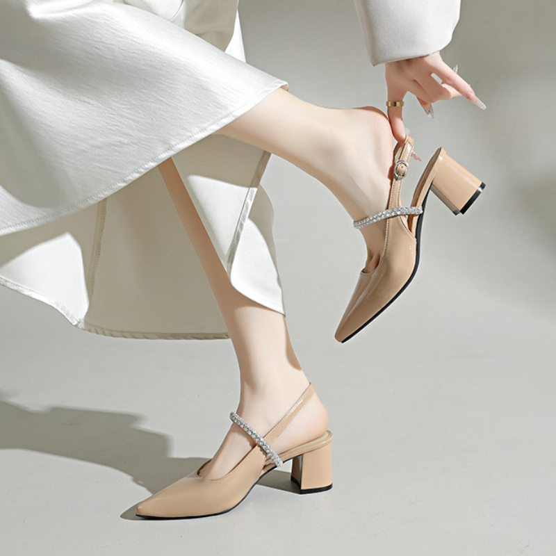 Kadınlar için Kare Burunlu, Ta - Formal Women Daily Wear Shoes incelemesi ve fiyatı