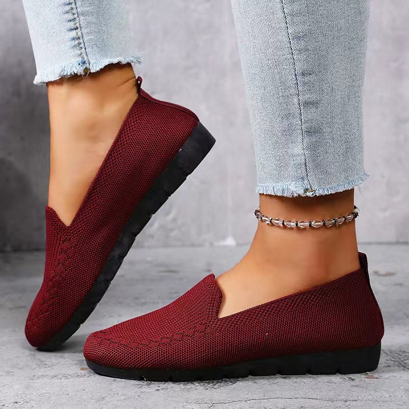 Kadın Örgü Loafer'lar Hafif Ka - Formal Women Daily Wear Shoes incelemesi ve fiyatı