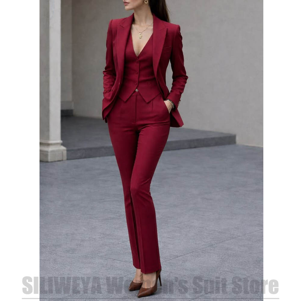 Kadın 3 Parça Takım Elbise Set - Women Formal Wear With Blazer incelemesi ve fiyatı