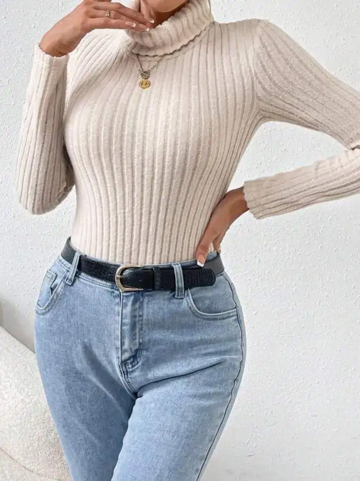Foamlina2025 Bahar Yeni Fransa - Turtleneck Bodysuit Office incelemesi ve fiyatı