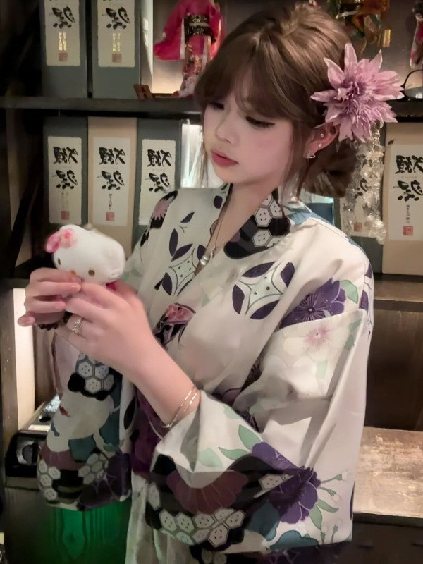 Kadınlar için Geleneksel Mor K - Japanese Women Formal Wear incelemesi ve fiyatı