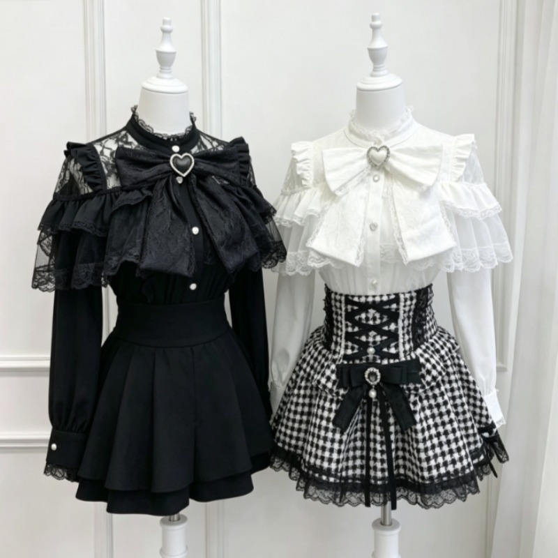 2026 Japon Kawaii Lolita Bluz  - Japanese Women Formal Wear incelemesi ve fiyatı